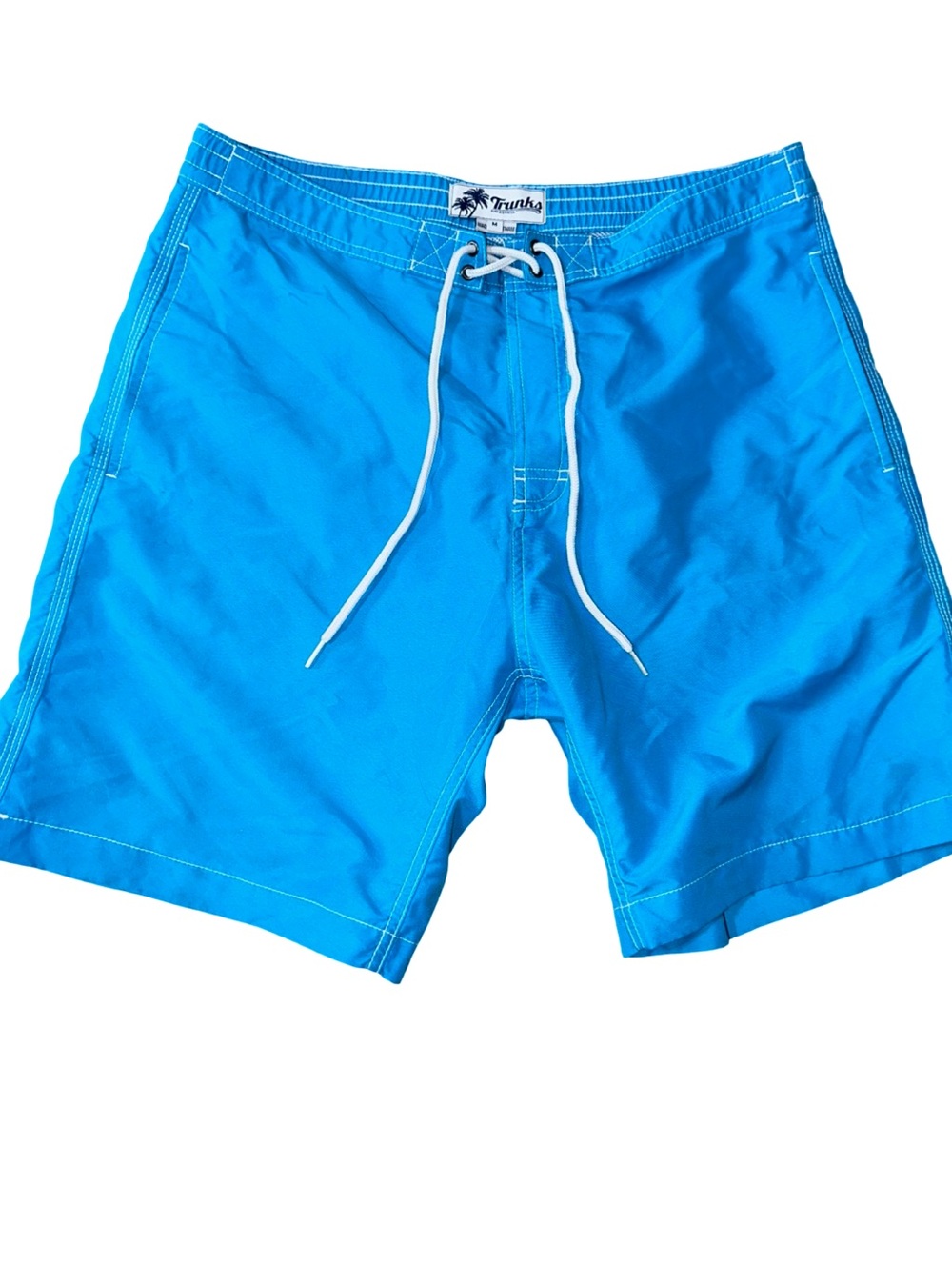 Trunks Surf & Swim Co. Men’s Size L Blue Brief Lined Swim Trunks Water Short